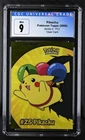 2000 Pokemon Topps TV Annimation Clear Cards Pikachu #PC1 CGC 9 Mint