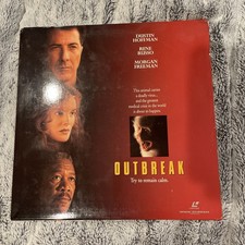 Outbreak Laserdisc Widescreen Edition Dustin Hoffman Morgan Freeman 13632 2 Disc