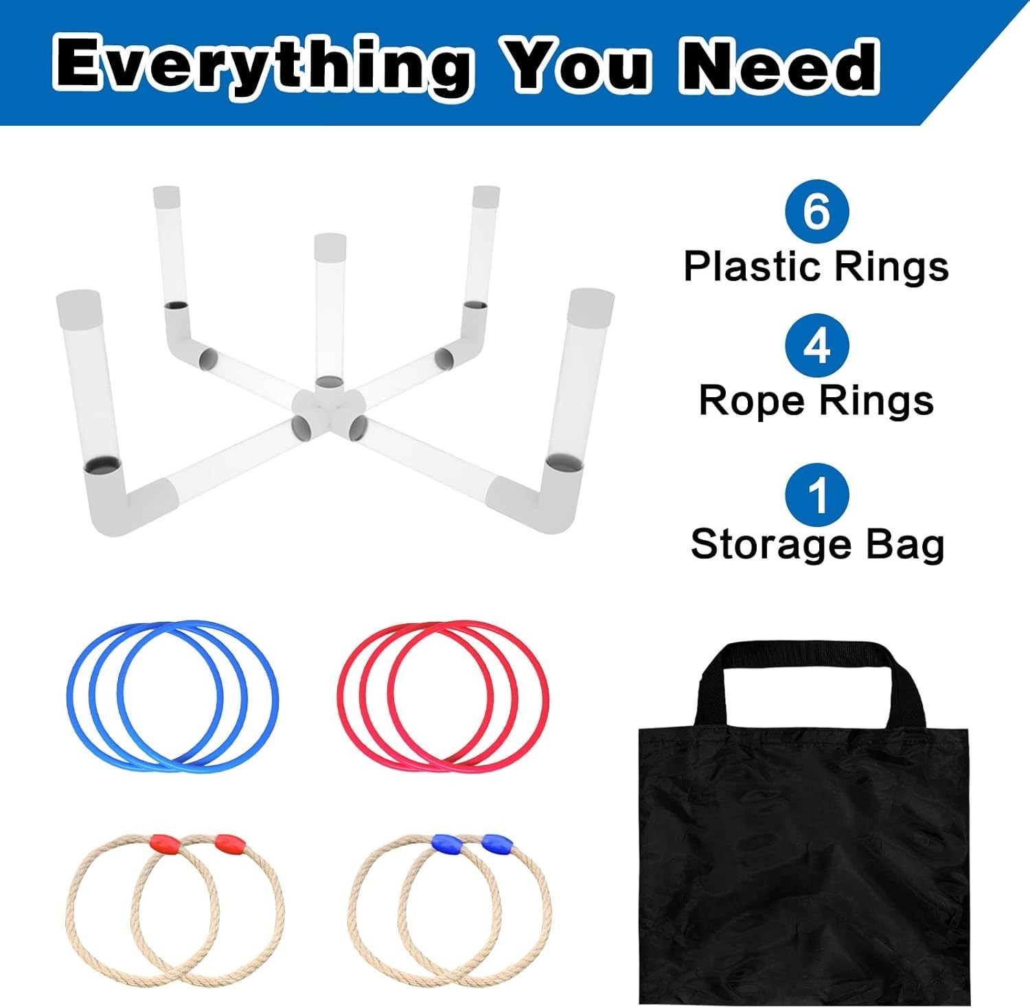 Light-Up Ring Toss Set for All Ages