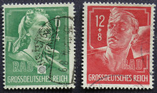 Empire Allemand MiNr. 894-895 Timbre (SW 271)