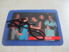 JACK BLADES NIGHT RANGER AUTHENTIC AUTOGRAPHED/SIGNED ROCK STAR CARD