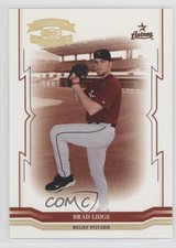 2005 Donruss Throwback Threads Gold Century Proof 53/100 Brad Lidge #128 0a3