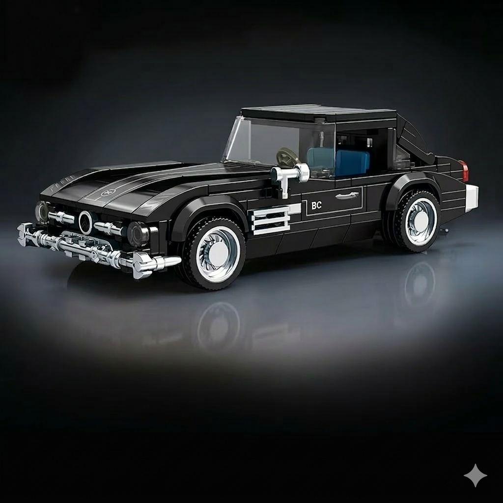MOC LEGO Car: Vintage Car MB-300 Building Blocks Set (319 Pcs)