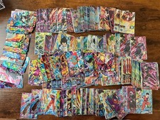 Bandai Super Dragon Ball Heroes cards HUGE LOTS of SR cards -over 200 cards -
