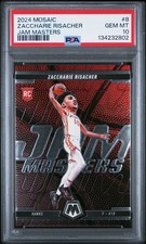 2024 PANINI MOSAIC JAM MASTERS #8 ZACCHARIE RISACHER ROOKIE RC PSA 10