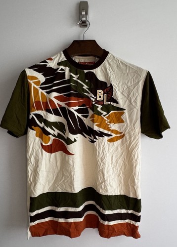 ABSTRACT CAMO BLAC LEAF L SHIRT
