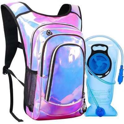 Festival Rave Backpack with 2L Reservoir for Hiking, Biking, and Events