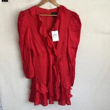 bardot dress Womens Large Red
