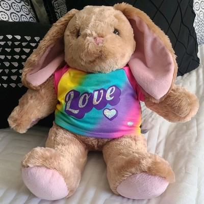 Build-A-Bear Easter Bunny Rabbit Plush Stuffed Animal Sounds Heartbeat Sniffing 