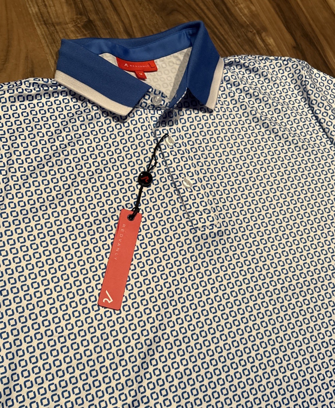 Men’s Redvanly Devine Polo Golf Shirt Multicolor Size Medium New With Tags M🔥