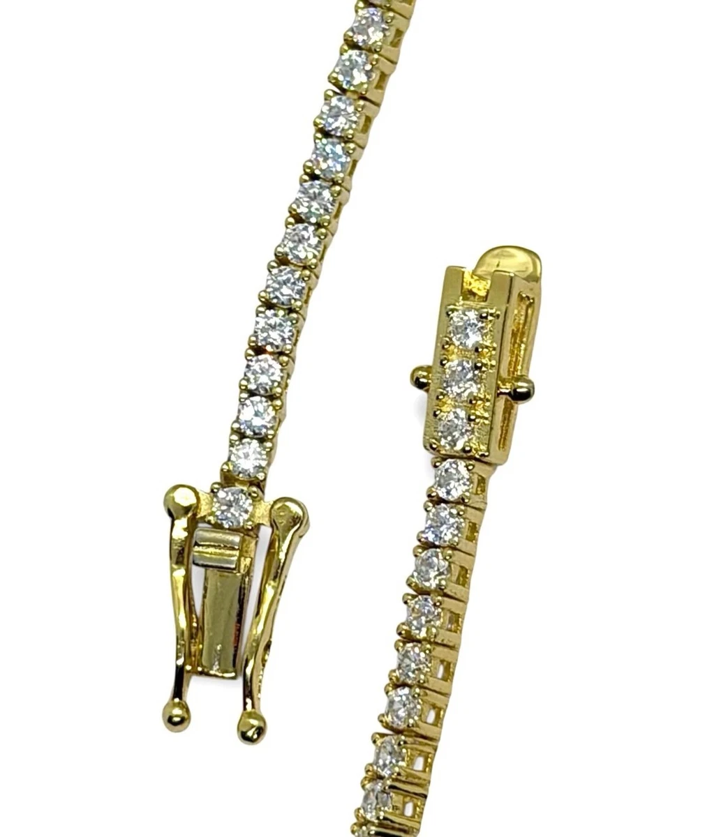 2 pezzi Braccialetto tennis regolabile in zirconia, adatto per uso