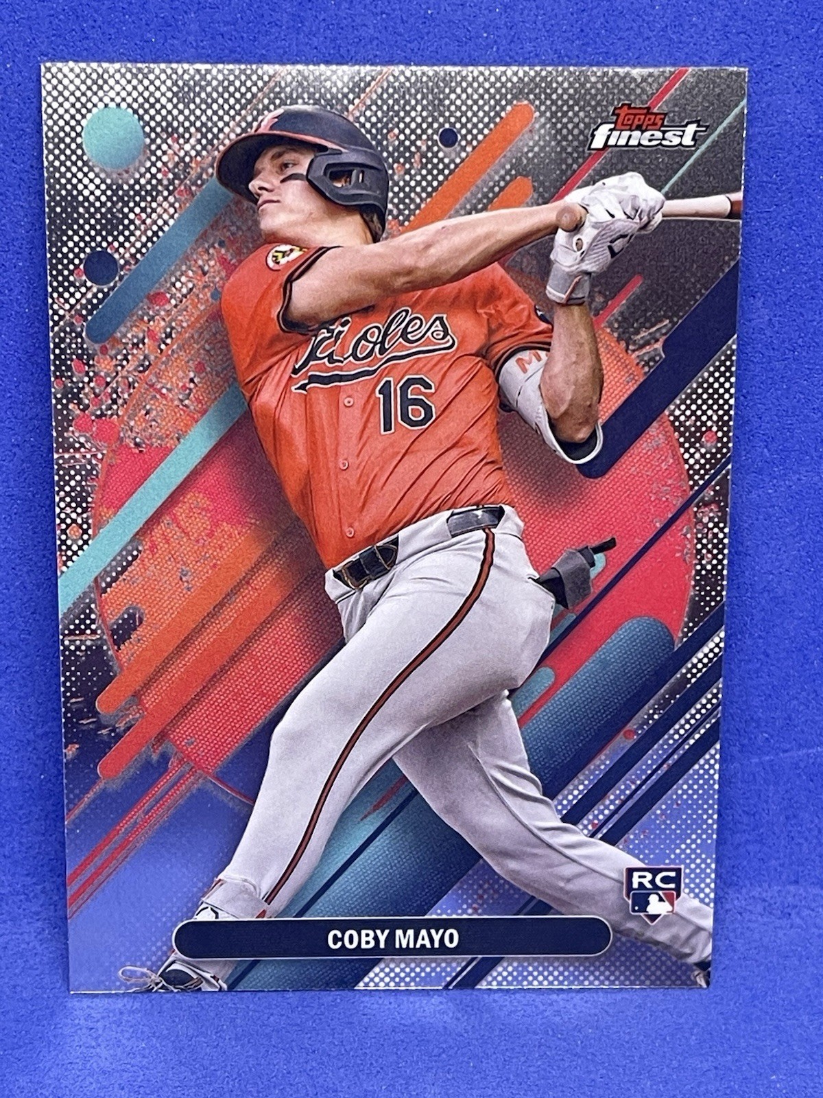 2025 Topps Finest 255 Rare Coby Mayo Orioles RC