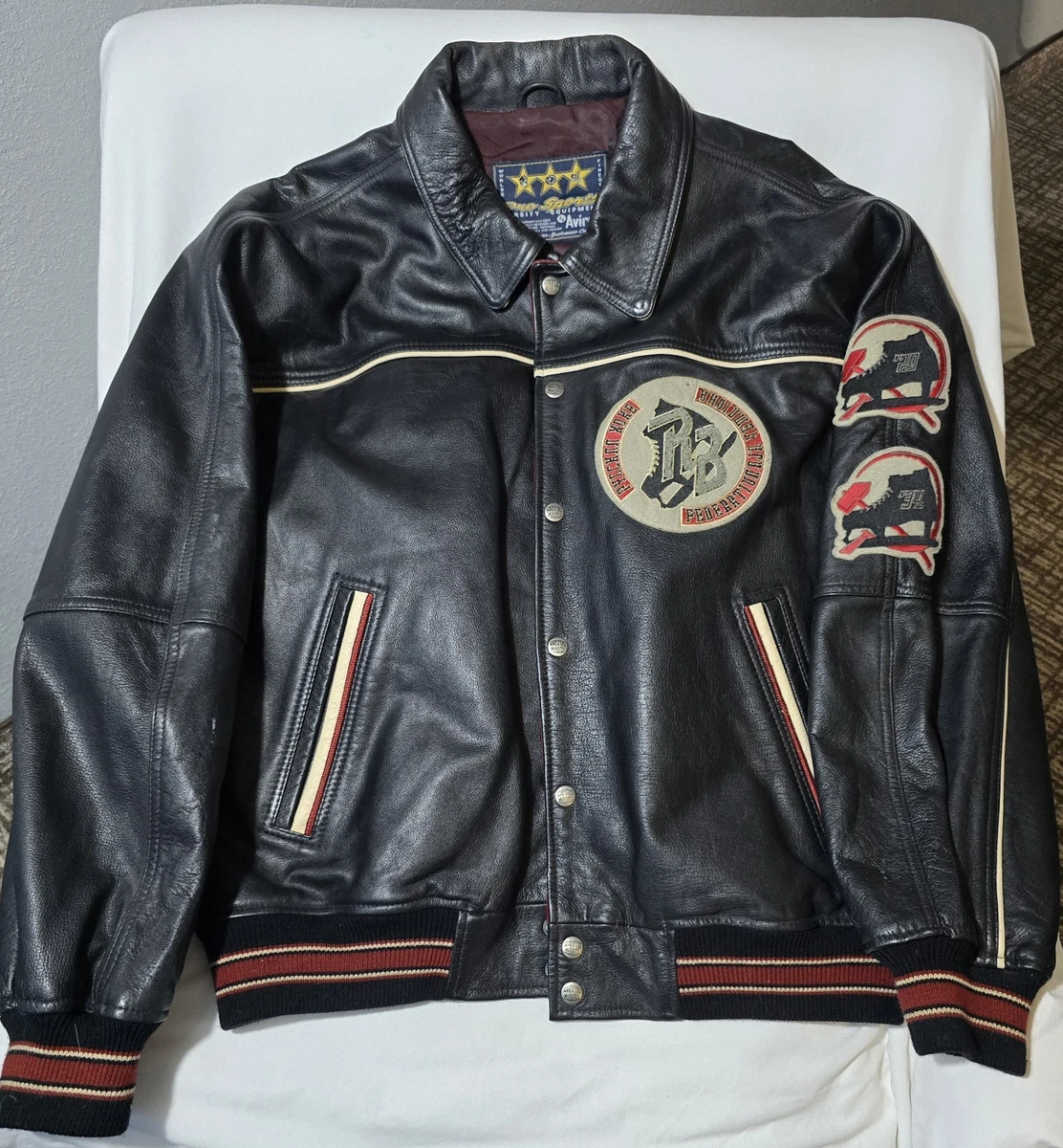 Avirex Varsity Jacket In Vintage Outerwear Coats & Jackets For Men