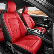 Meekoomay For Ford Mustang Seat Cover 2015-2026 Coupe Hardtop Nappa Leather C...