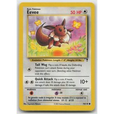 Eevee Legendary Collection 74/110 Common MP Pokemon