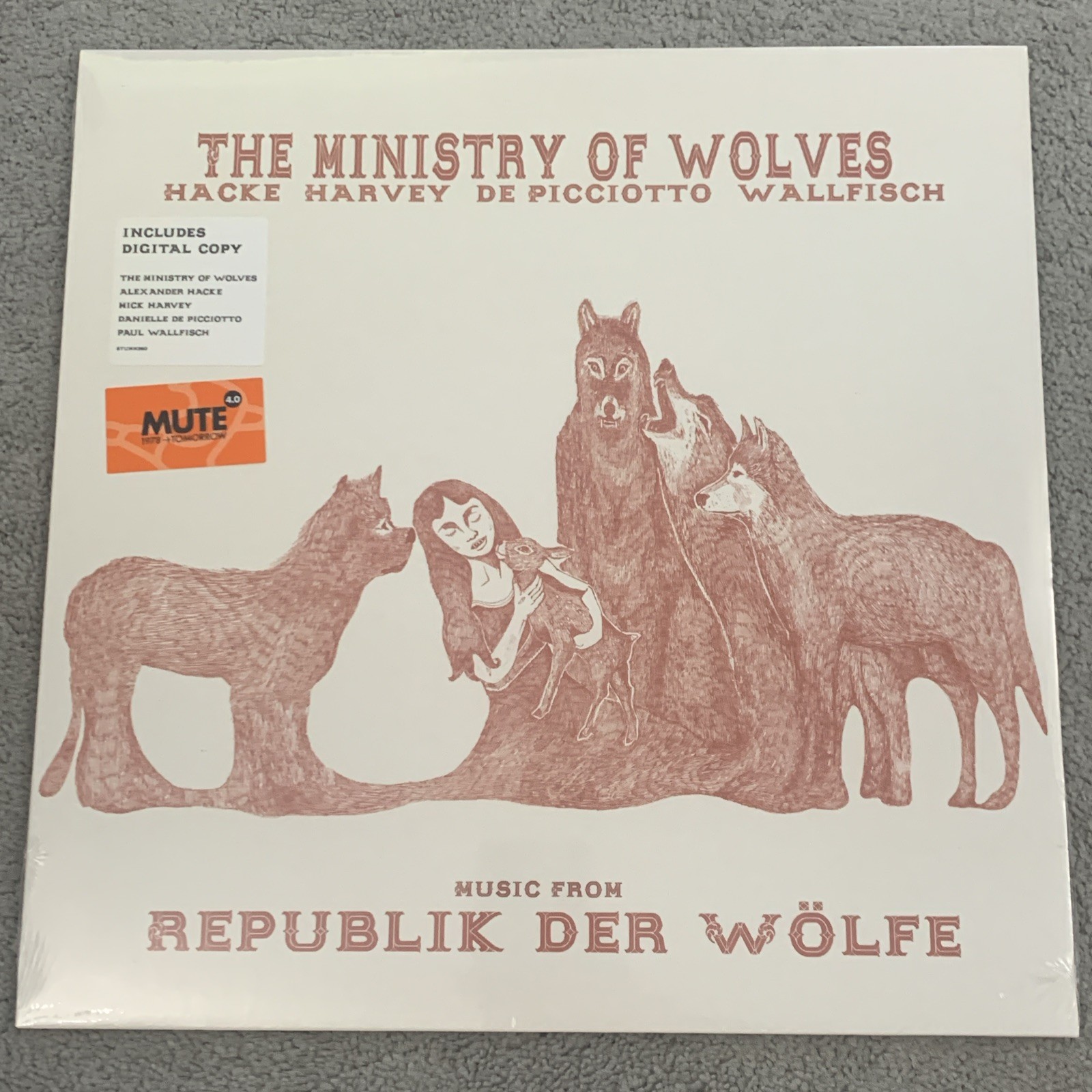 Music from Republik Der Wölfe [Lp] The Ministry of Wolves Record New Sealed