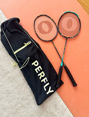 Oliver Badminton Racket Set (Dualtec + X-Pro 30) incl. Bag & Yonex Overgrip