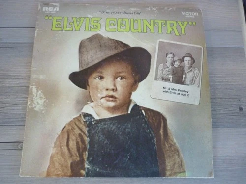 VINTAGE ELVIS PRESLEY COUNTRY LP RECORD LSP-4460