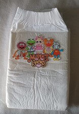 Mega adult disposable ABDL diaper-Muppet Babies READ DESCRIPTION FULLY