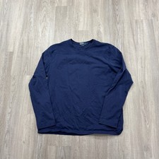 Vintage Polo Ralph Lauren Shirt Men's Large Long Sleeve 90s Distressed Collar