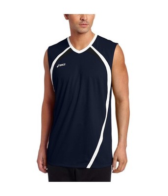 ASICS Mens 3-Tone Tank Top, 5001, M