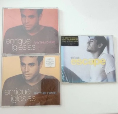3 CDs Single - Enrique Iglesias - Rhythm Divine + Escape