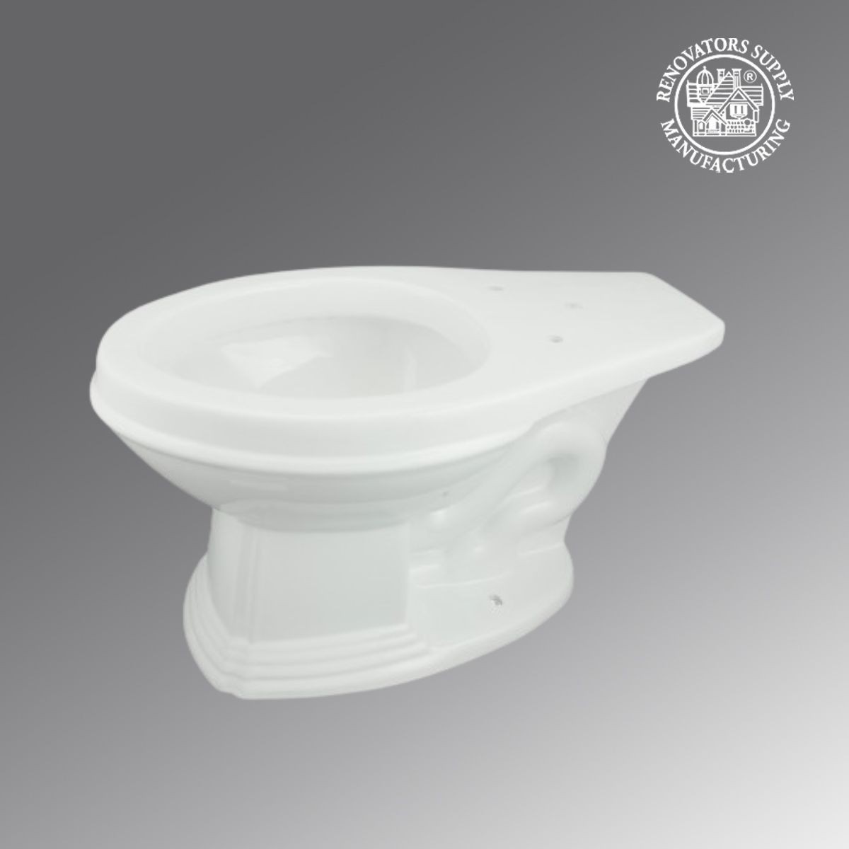 White 2 Piece Rear Entry Elongated Toilet Sheffield Toilet