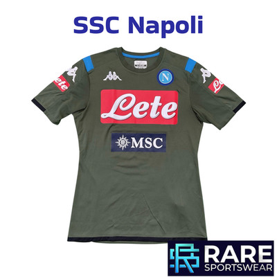 SSC NAPOLI 2019-20 TRAINING FUSSBALLTRIKOT LARGE ERWACHSENE (NEUWERTIG) KAPPA CODE 304NYRO