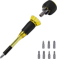 32961a 8-in-1 Tru-grip Screwdriver With Stubby Phillips Slotted Square