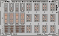 Eduard Accessories 73037 - 1:72 Seatbelts Luftwaffe Wwii Bombers Steel - ÄTzsatz