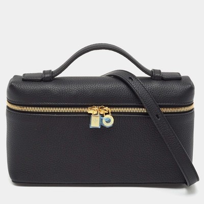 [新品] LORO ポーチ ブラック Loro Piana Extra Pocket L19 Black Leather Pouch | eBay