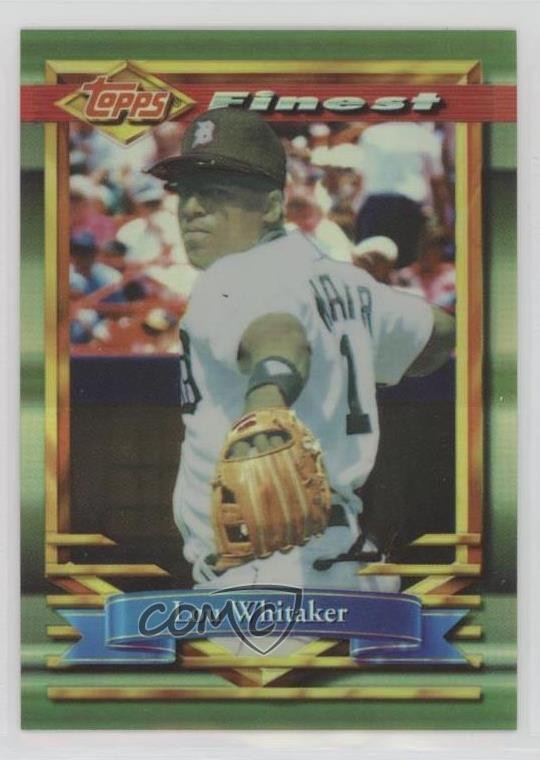 1994 Topps Finest Refractor Lou Whitaker #364 14mw