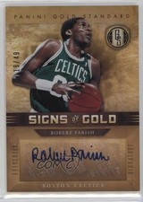 2011-12 Panini Gold Standard Signs of 19/49 Robert Parish #SG-55 Auto HOF n8a