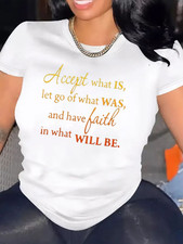 Women Casual Short Sleeve Tee 1 Pcs 100 Heavy Cotton - Comfortable