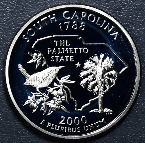 2000-S 50 State Quarters South Carolina Proof — photo from the most recent tracked eBay sale