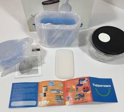 Tupperware 4 Piece Try Me Set Rock N Serve Modular Mates Fridgesmart Blue
