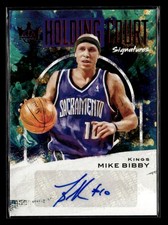 2020-21 Panini Court Kings #HC-MBI Mike Bibby Holding Court Signatures #/49