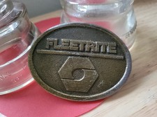 Vintage Fleetrite International Harvester Belt Buckle OEM Parts Rockford IL