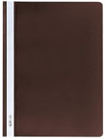 10X Herlitz 10839710 Schnellhefter Din A4 Aus Pp-Folie Braun