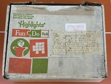 Vintage Highlights Fun/Do Pack 1973 Puppets Workbooks Flashcards