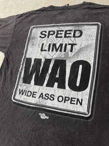 Vintage 2009 PiranaZ NHRA Drag Racing Full Throttle Speed Limit WAO Shirt L - Picture 5 of 8