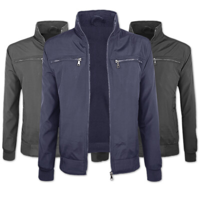 Herren Winterjacke Klassische Jacke Komfort gefüttert Fleece Jacke VEQUE