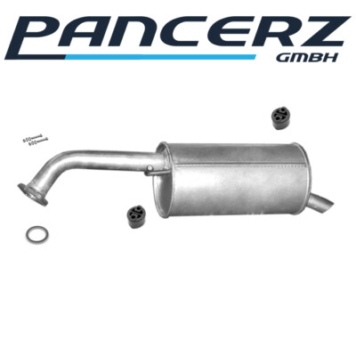 Endschalldämpfer für Mazda Premacy (CP) 2.0 TD 1.8/1.9 2.0 1999-2005 Endtopf