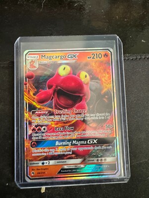 Pokmon TCG Magcargo GX Sun & Moon - Lost Thunder 44/214 Holo Ultra Rare |  eBay