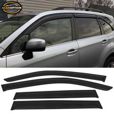 Fits 14-18 Subaru Forester Window Visors Rain Sun Guard Vent 4PC Set