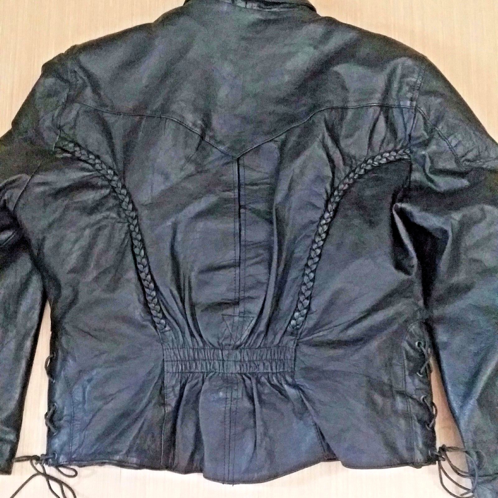 silver bike leather jacket