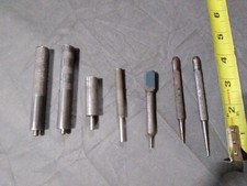 Vintage Nail Sets & Punches Lot Of 7