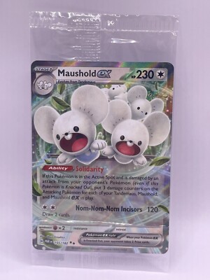 maushold ex pokemon card value 084/066 your opponent takes 2 Prize cards. Maushold ex PARen 155/182