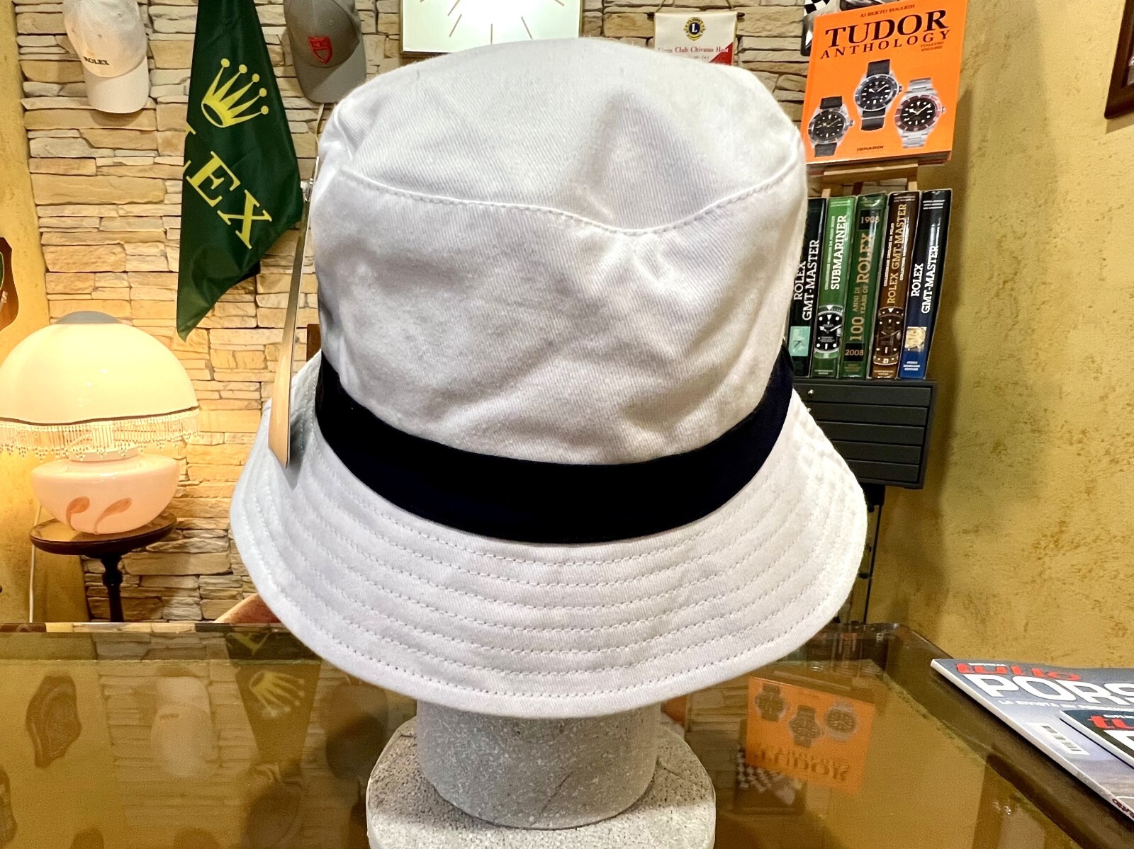 Official Masters Cappellino Rolex Cotone Bianco Originale Gadget Orologi Lusso foto 4