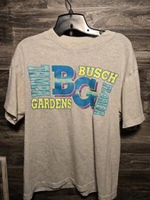VINTAGE 80's Busch Gardens Florida shirt Adult Large Made In USA Single Stitch